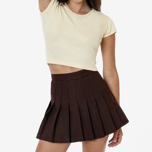 RGB300 - Tennis Skirt – Los Angeles Apparel - brown